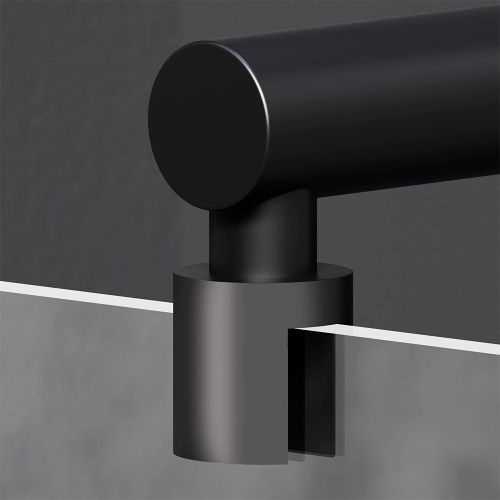 Душевая перегородка Am.Pm X-Joy W94UWI-100-F1-BTE 100х195 стекло прозрачное профиль черный - фото 3