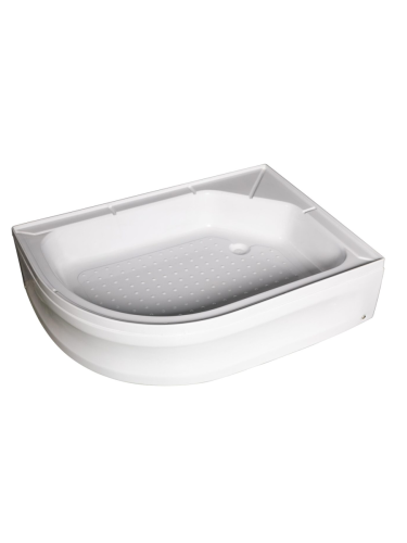 Душевой поддон акриловый Wemor 10000006056 90х80 белый с каркасом - фото 3