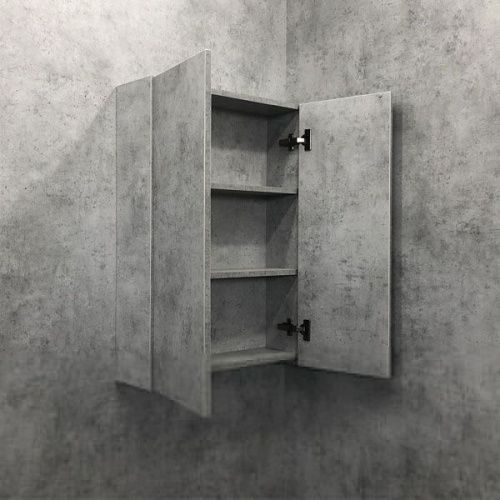 Шкаф Comforty Осло 00-00000837CF 60х80 подвесной цвет серый - фото 5