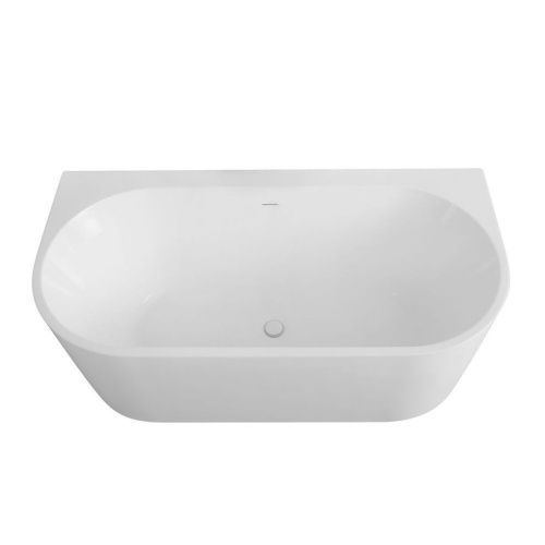 Ванна акриловая Art&Max Messina AM-MESSINA-1700-870 170х90 пристенная овальная - фото 5