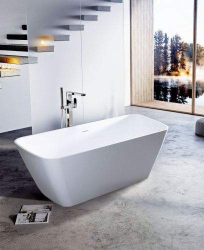 Ванна из искусственного камня C-Bath CBM004001 150х70 отдельностоящая овальная - фото 2