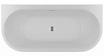 Ванна акриловая Riho DESIRE Back2Wall B089001005 180х85 пристенная асимметричная с ножками