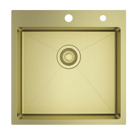 Кухонная мойка Raglo R700 R700.5050.03 50х50 цвет золото поверхность матовая