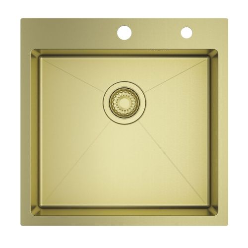 Кухонная мойка Raglo R700 R700.5050.03 50х50 цвет золото поверхность матовая - фото 2