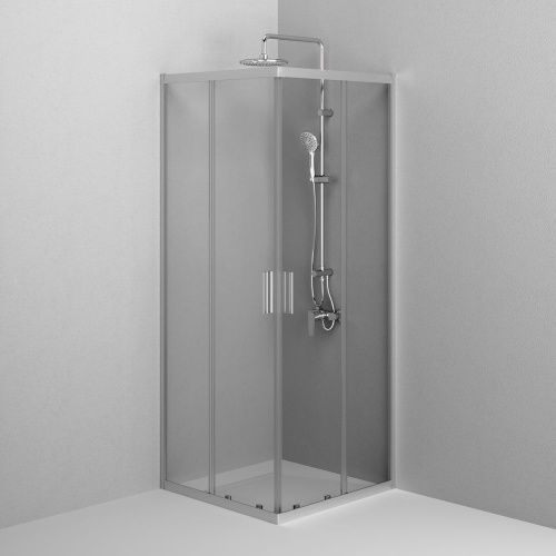 Душевой уголок Am.Pm Gem W90G-403-8080-MT 80х80 стекло прозрачное профиль хром без поддона - фото 5