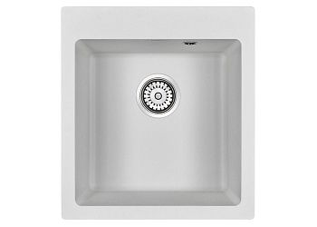 Кухонная мойка Paulmark KANTE 45 PM104651-WH 45х50 цвет белый