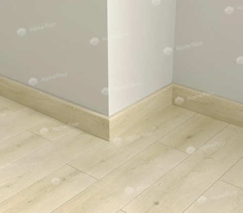 Напольный плинтус Alpine Floor Parquet Light SK 11-26 Бежевый толщина 1.25 см 2200х80 - фото 2