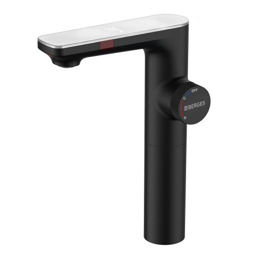 Смеситель Berges MORANS 76004 на раковину черный с термостатом - фото 4