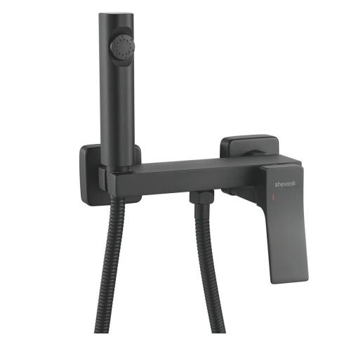 Гигиенический душ со смесителем Shevanik S4005H-1 черный - фото 2