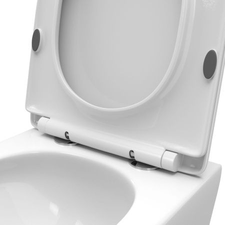 Унитаз подвесной BelBagno UNO BB5177CH-TOR/SC белый с сиденьем микролифт безободковый смыв торнадо