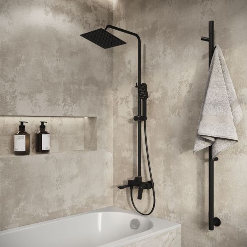 Душевая стойка Grossman Cosmo 500.K35.02.210 настенная цвет черный - фото 3