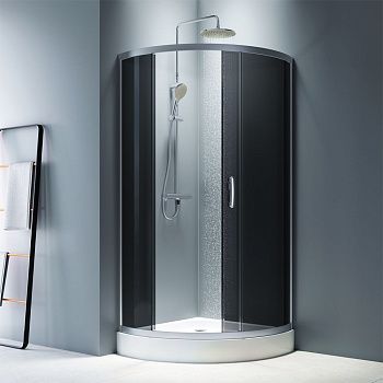 Душевой уголок Am.Pm Like W83G-315-090CG 90х90 стекло тонированное профиль хром без поддона