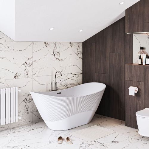 Ванна акриловая Grossman Galaxy GR-2104M 170х75 отдельностоящая овальная с каркасом - фото 4