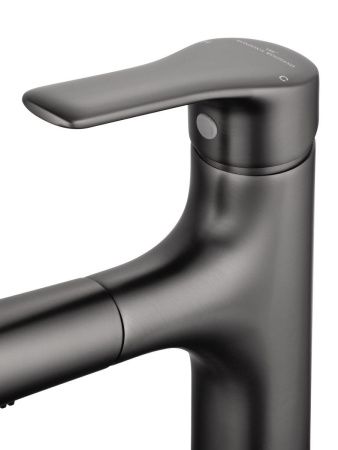 Смеситель Wonzon & Woghand WW-AE4151-BGG на раковину серый