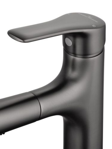 Смеситель Wonzon & Woghand WW-AE4151-BGG на раковину серый - фото 5