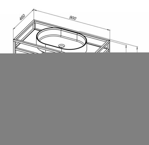 Консоль под раковину Allen Brau Liberty 1.33004.BB - фото 5