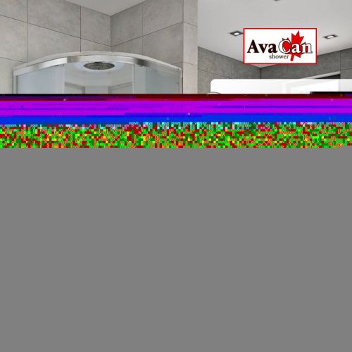 Душевая кабина AvaCan EM EM3080LED 80х80 четверть круга с крышей ориентация универсальная - фото 2