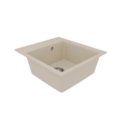 Кухонная мойка LeMark Hanka 450 9910008 45х50 цвет бежевый поверхность матовая - фото 2