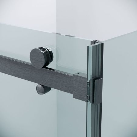 Душевой уголок Grossman Classic 120.K33.04.1180.42.00 110х90 стекло прозрачное профиль графит без поддона