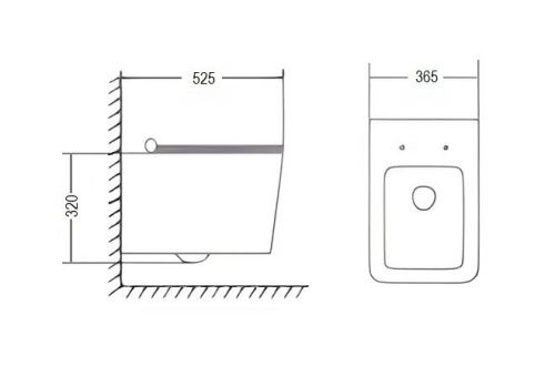 Унитаз подвесной Cerutti SPA CT10583 белый с сиденьем микролифт безободковый смыв торнадо - фото 5