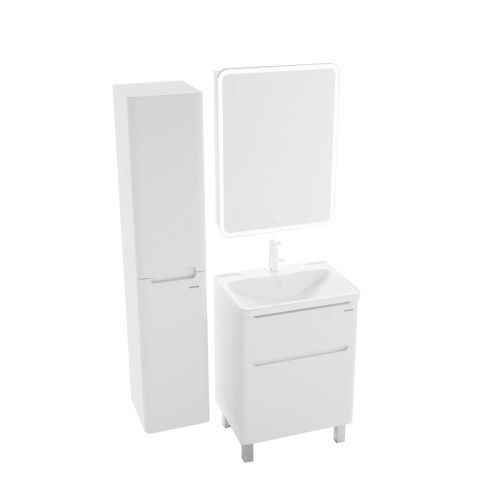 Раковина из искусственного камня Madera Адель 4627173210225 60х50 накладная цвет белый - фото 2