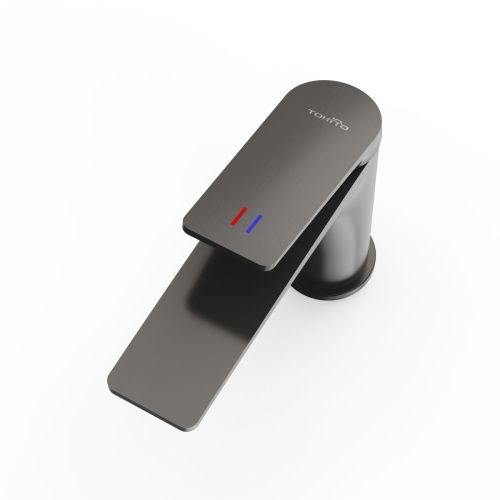 Смеситель Tokito MITSUISHI TOK-MIT-1011GM на раковину вороненая сталь - фото 4