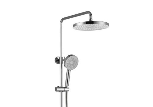 Душевая стойка Aquatek ВЕГА AQ2043CR настенная цвет хром с термостатом - фото 2