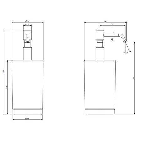 Дозатор Gessi Emporio accessories 38839#149