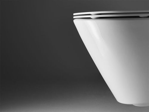 Чаша унитаза подвесная Simas GA 18 bia цвет белый без сиденья безободковая смыв торнадо - фото 2