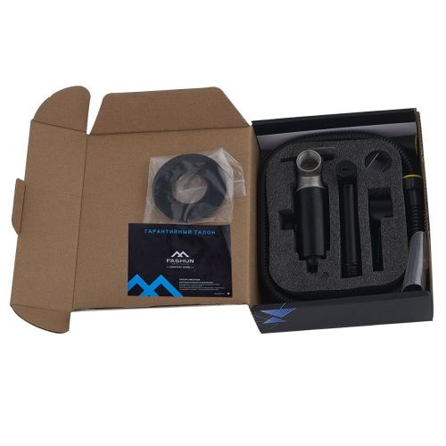 Гигиенический душ со смесителем Fashun A57803-7 черный - фото 5