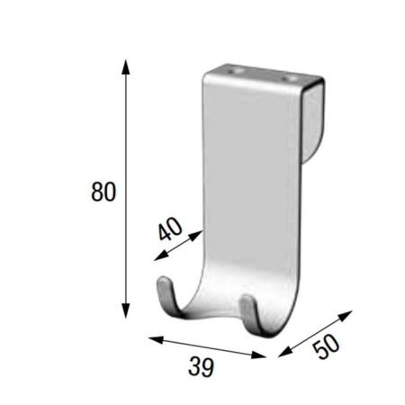 Крючок Novellini Frame R90APPEN0D