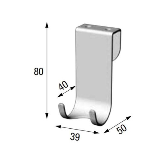 Крючок Novellini Frame R90APPEN0D - фото 2