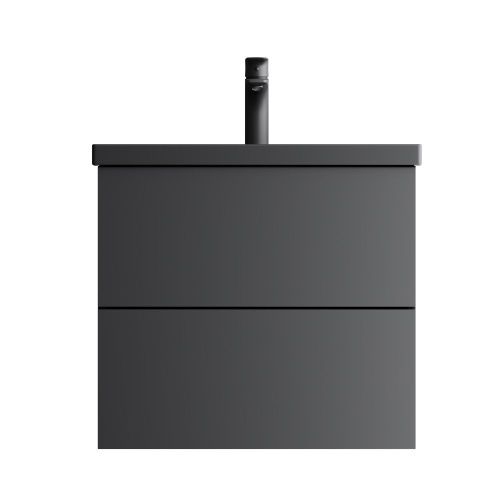 Тумба под раковину Am.Pm Gem M90FHX06022BM 60х40 подвесная цвет черный - фото 2