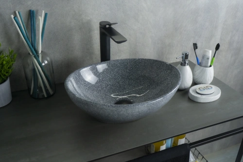 Раковина керамическая Gid Lago 54430 40х30 накладная цвет многоцветный без отверстий под смеситель - фото 5