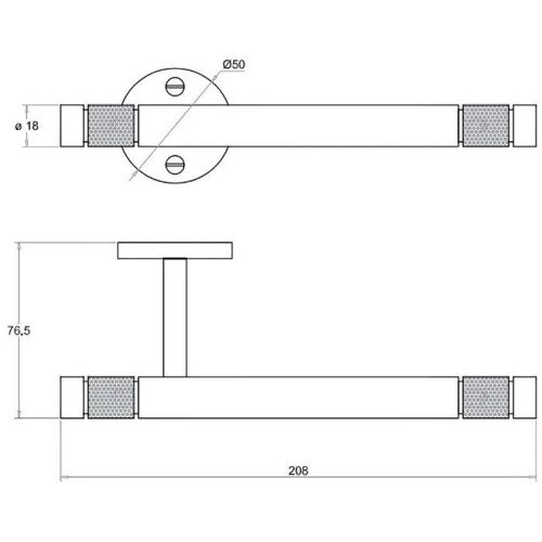 Бумагодержатель Bertocci Officina 01 12775036050 - фото 2