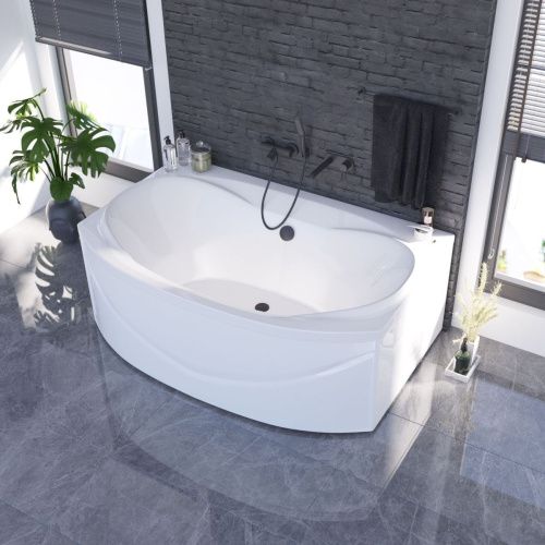 Ванна акриловая 1MarKa SIRAKUSA 01син1912 190х120 пристенная прямоугольная без каркаса - фото 4