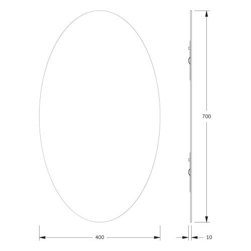 Зеркало Evoform Primary BY 0028 40х70 подвесное - фото 2