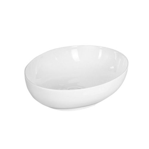 Раковина из сантехнического фарфора Melana 320316-805 50х40 накладная цвет белый без отверстий под смеситель - фото 2