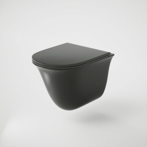 Унитаз подвесной Grossman Санфаянс GR-4412BMS черный с сиденьем безободковый каскадный смыв