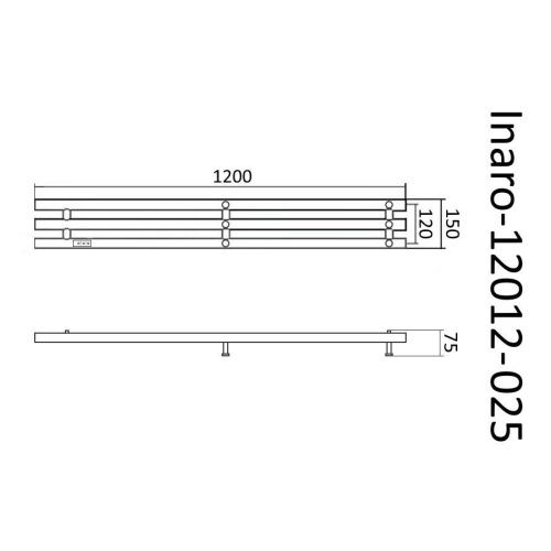 Полотенцесушитель электрический Маргроид Inaro Inaro-12012-025 15х120 хром - фото 5