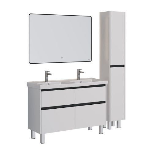 Зеркало LeMark Mioblack LM120ZM-black 120х80 подвесное - фото 5