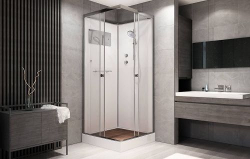 Душевая кабина AvaCan K409 90х90 квадратная без крыши ориентация универсальная - фото 2