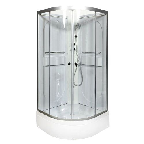 Душевая кабина AvaCan L510NLED+GM 100х100 четверть круга без крыши ориентация универсальная - фото 4