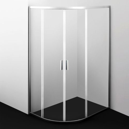 Душевой уголок Wasserkraft Lippe 45S 45S24 120х90 стекло прозрачное профиль хром без поддона - фото 3