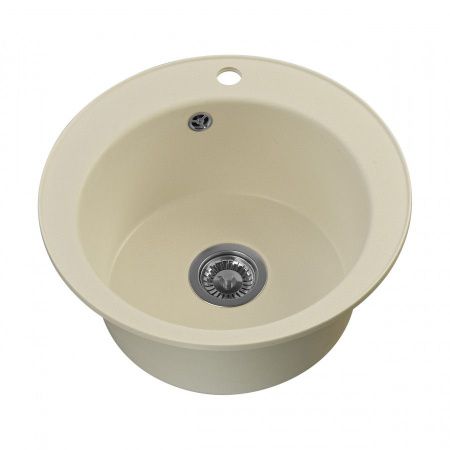 Кухонная мойка Aquaton Шелли 1A734732SS240 50х50 цвет белый