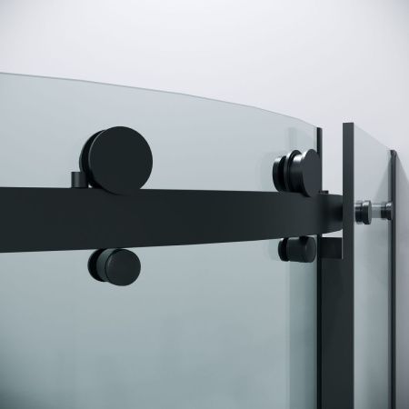 Душевой уголок Grossman Classic 301.K33.04.1010.21.00 100х100 стекло прозрачное профиль черный без поддона