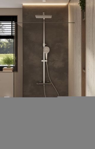 Душевой поддон из искусственного камня Allen Brau Infinity 8.21005-BGM 140х90 серый без каркаса - фото 5