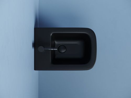 Биде подвесное Ceramica Nova UNION CN4010MB цвет черный - фото 5