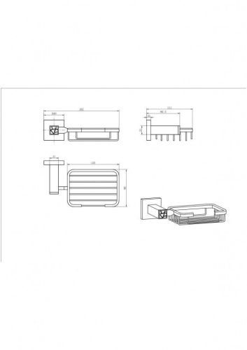Мыльница CeramaLux Venezia 88605-1 - фото 2