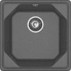 Кухонная мойка Granfest Unique U-500 графит 50х50 цвет серый поверхность матовая